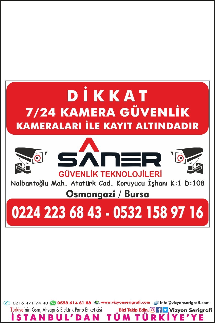 Kameracılara özel levhalar